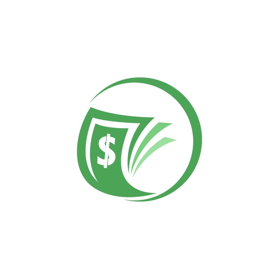 plantilla de ilustración de logotipo de icono de dinero vector