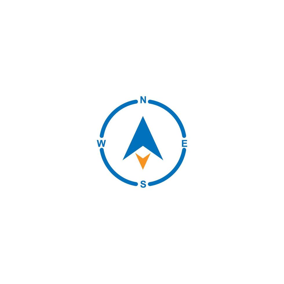 Compass logo icon illustration design template vector