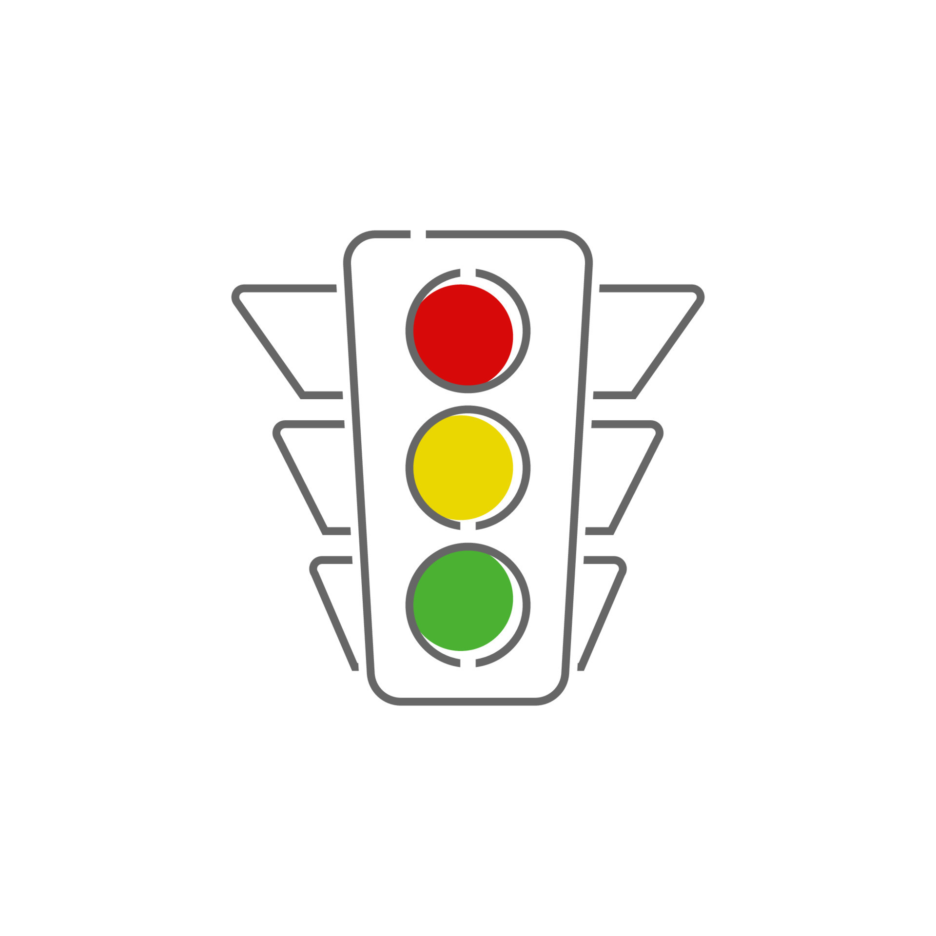Traffic light icon design illustration template 8627187 Vector Art at