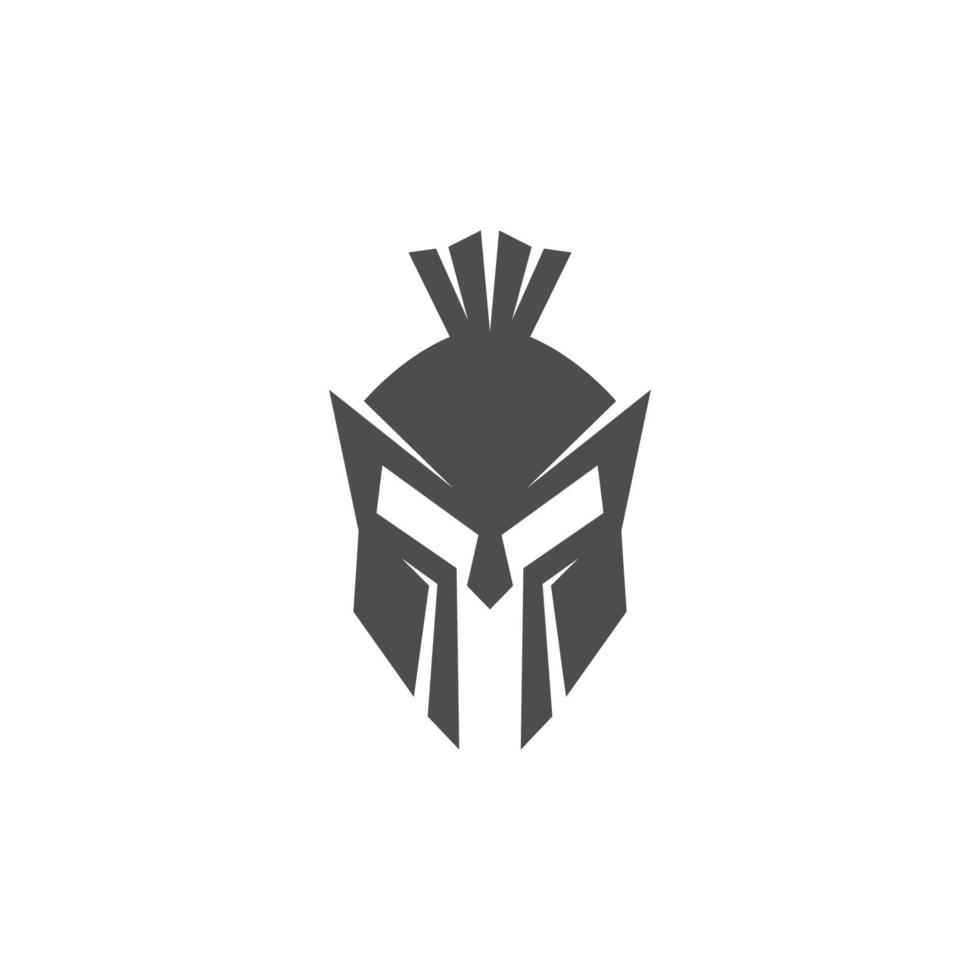 ilustración de icono de logotipo de gladiador vector