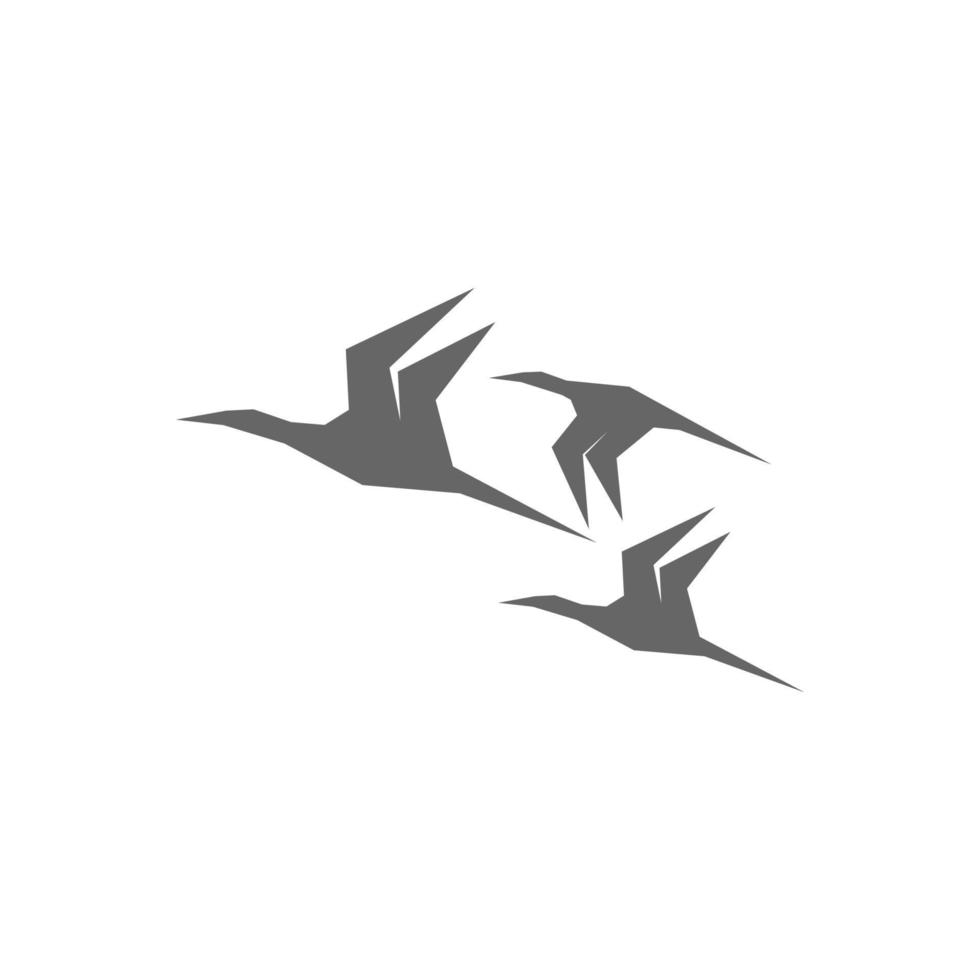 Bird logo icon illustration vector