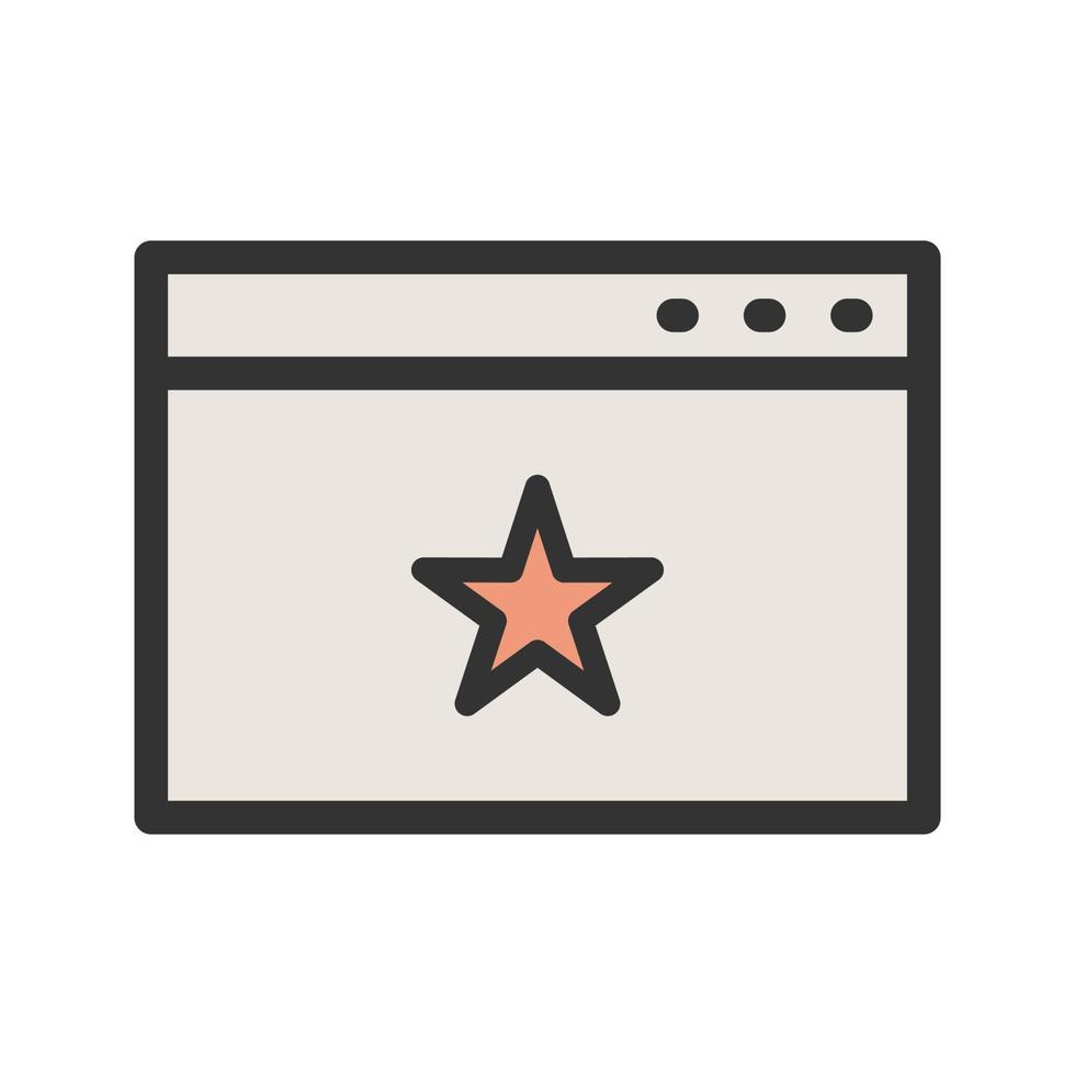 Website Promotion Filled Line Icon vector