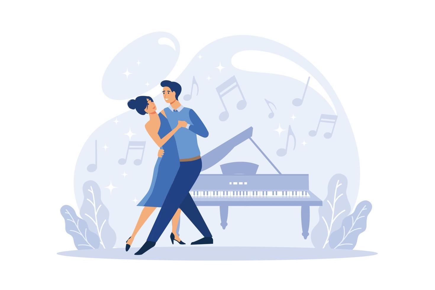 piano Choreographer illustration vector