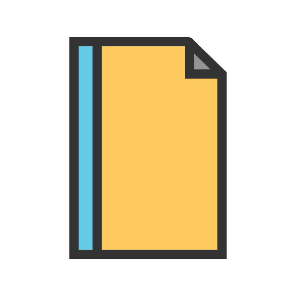 Page Borders I Filled Line Icon vector