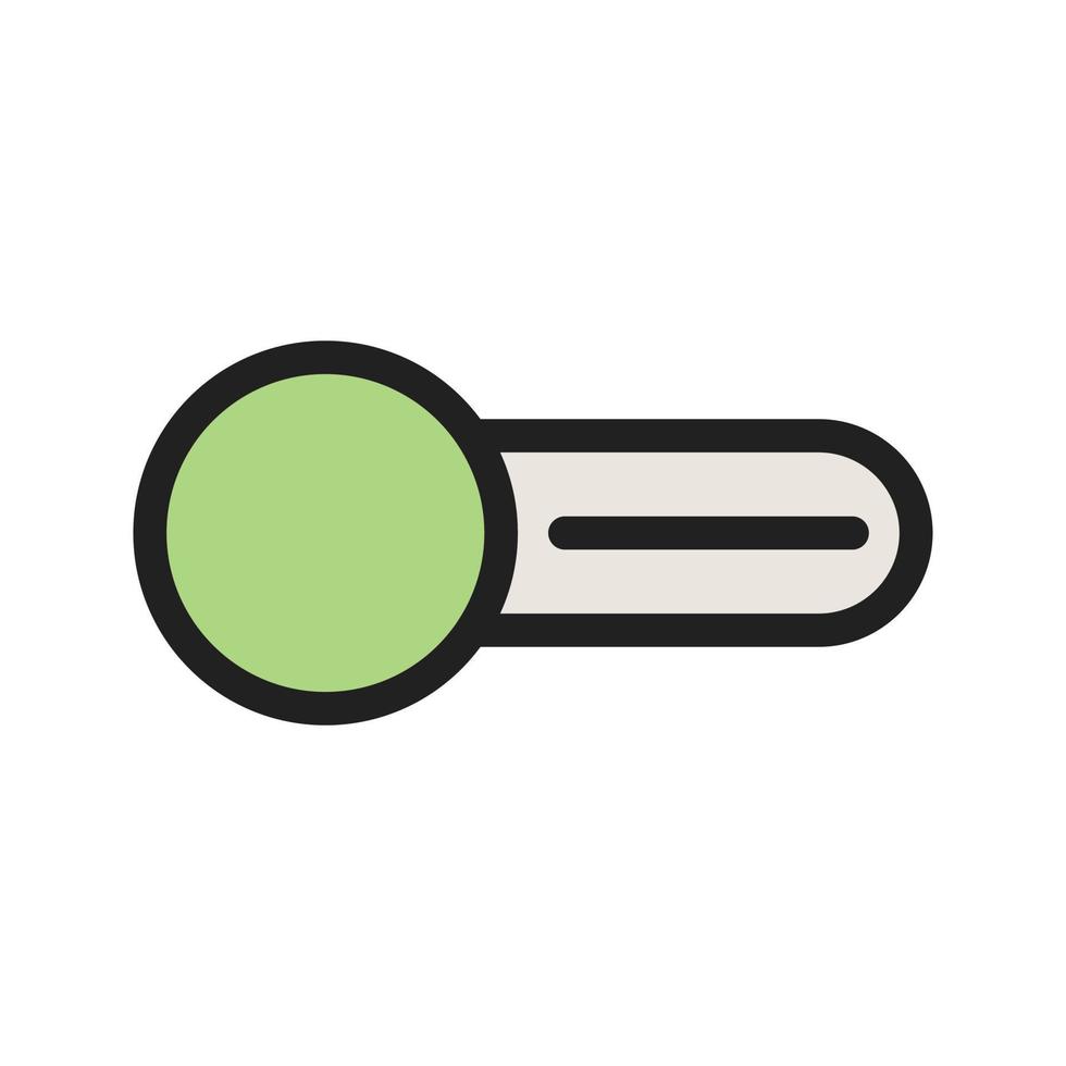 Switch Off Filled Line Icon vector