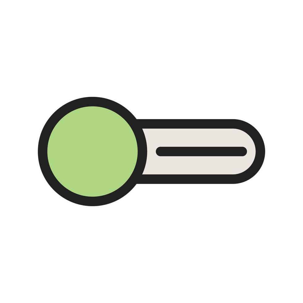 Switch Off Filled Line Icon vector