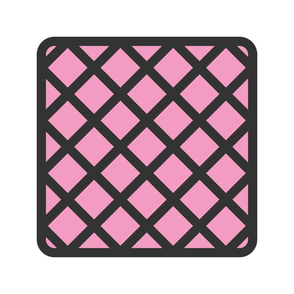 Scrubbing Cloth Filled Line Icon vector
