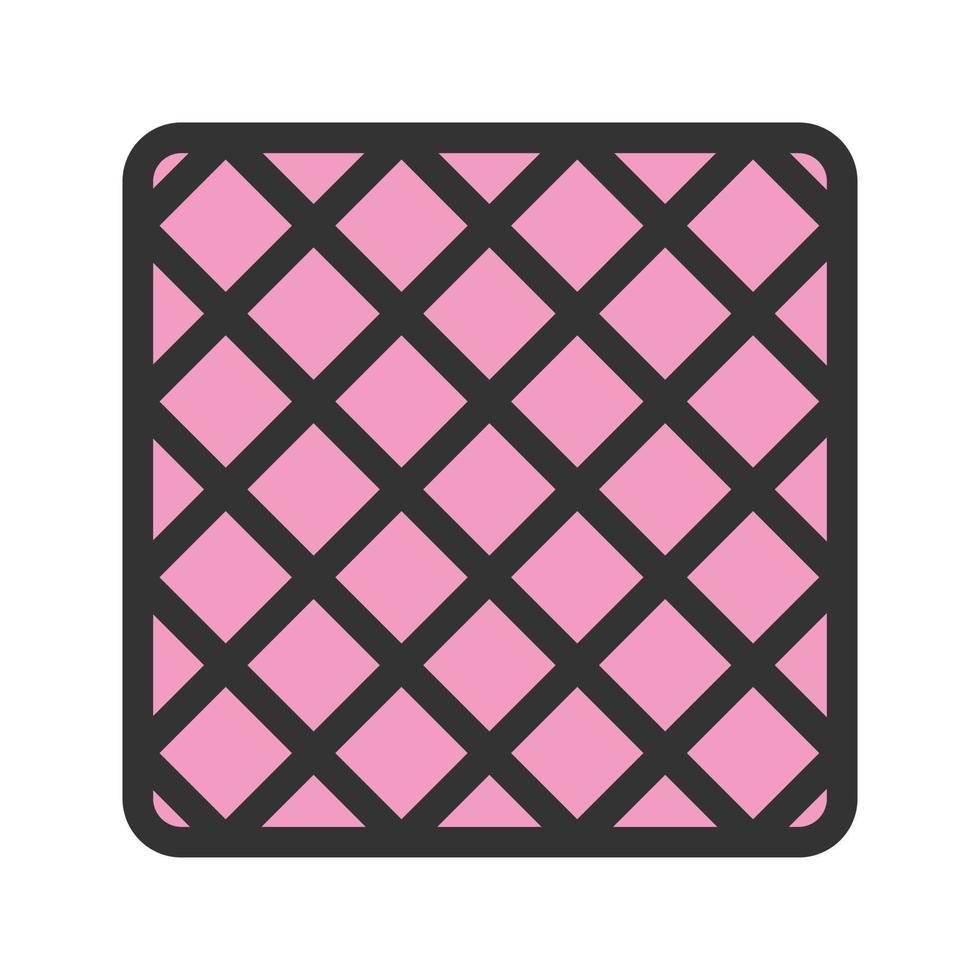 Scrubbing Cloth Filled Line Icon vector