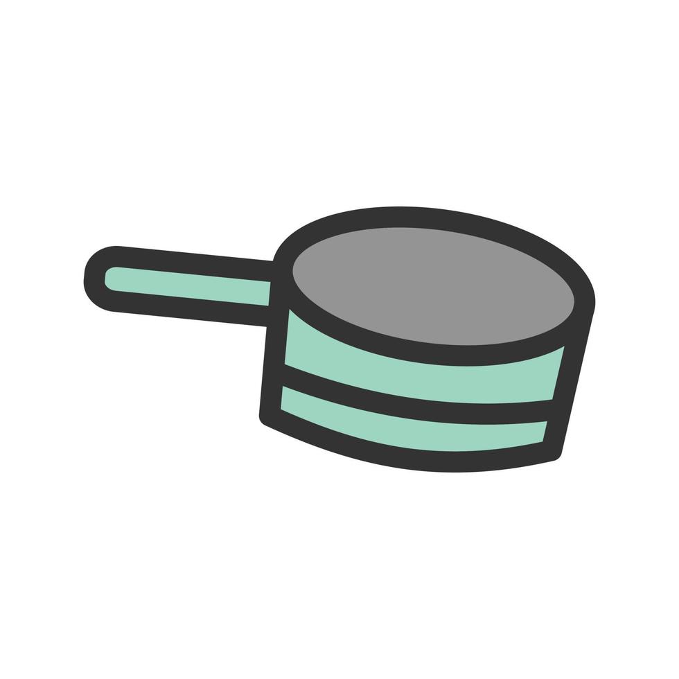 Sauce Pan Filled Line Icon vector