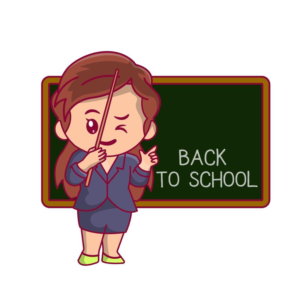 lindo niño regreso a la escuela clipart vector