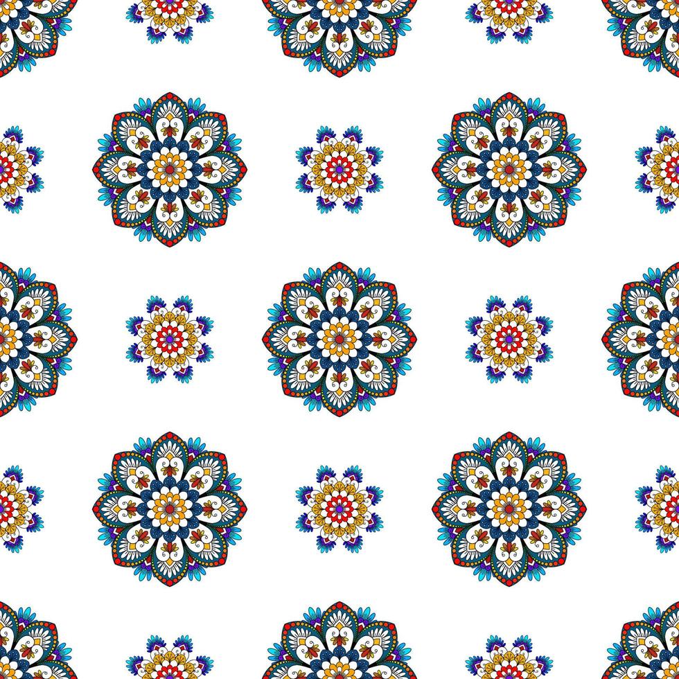 Abstract geometric motif ethnic seamless pattern design. Aztec fabric carpet mandala ornaments textile decorations wallpaper. Tribal boho native ethnic turkey traditional embroidery vector background