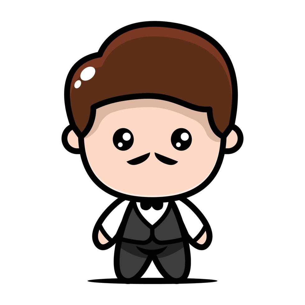 Cute kid with job Occupation vector