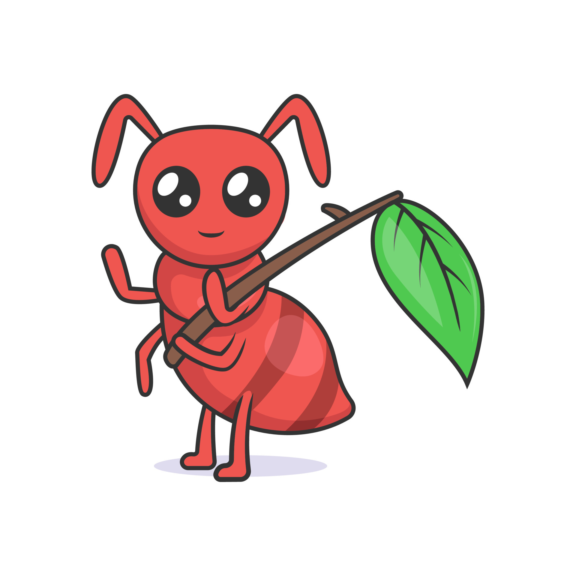 Cute Ant Illustration 8629994 Vector Art at Vecteezy
