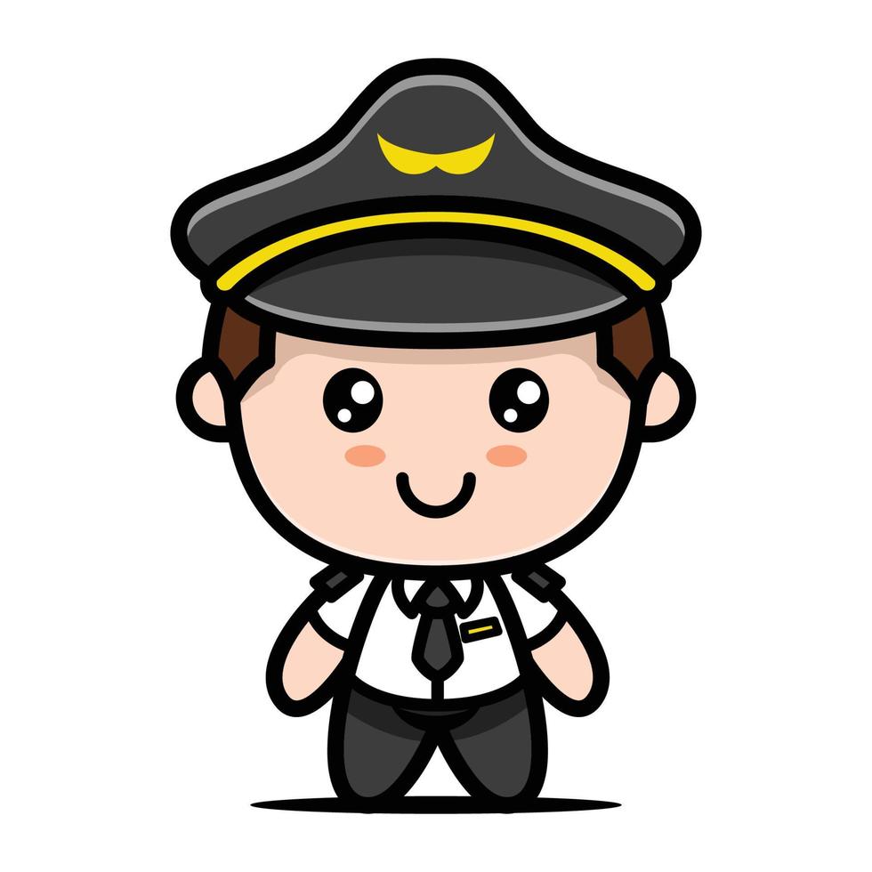 Cute kid with job Occupation vector