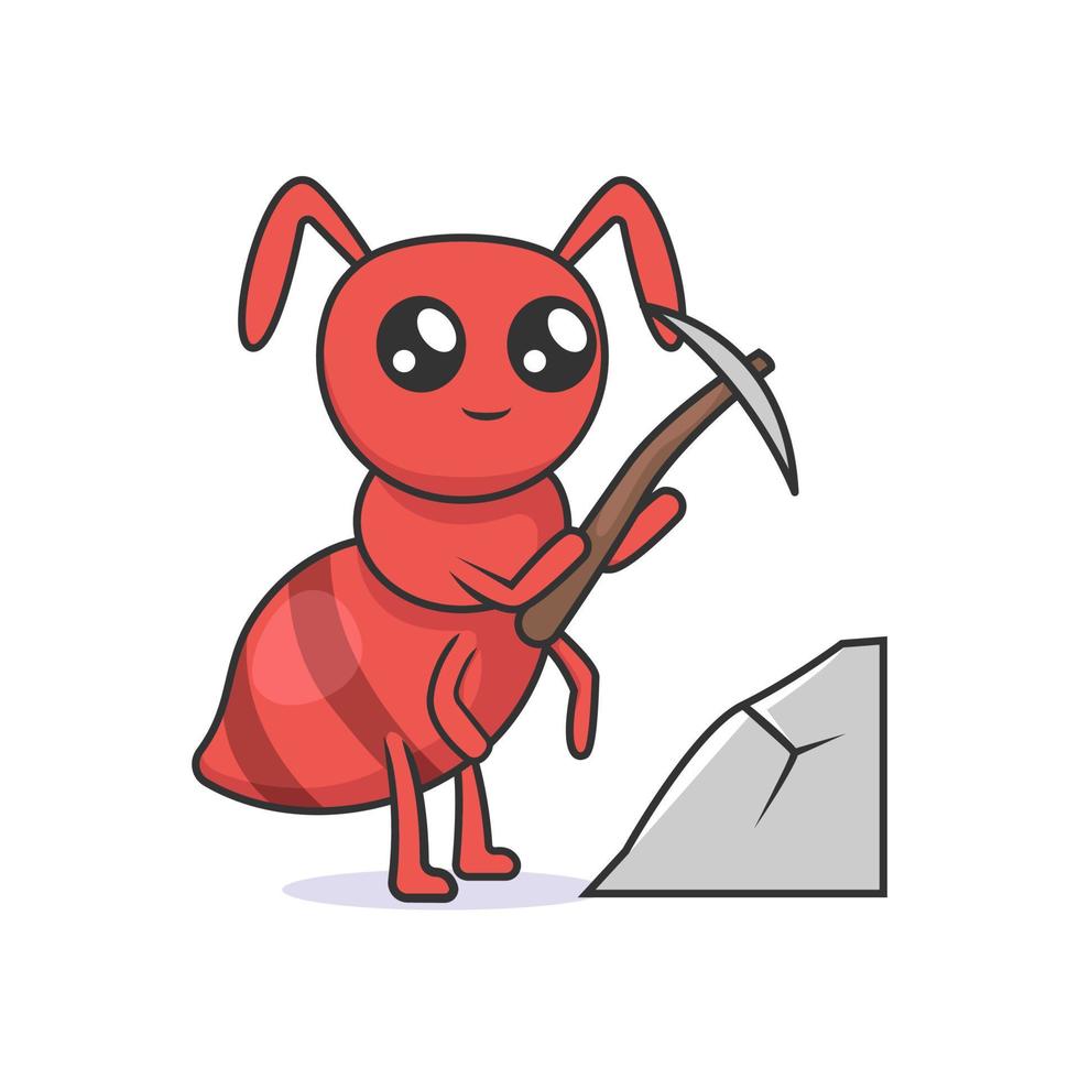 Cute Ant Illustration vector