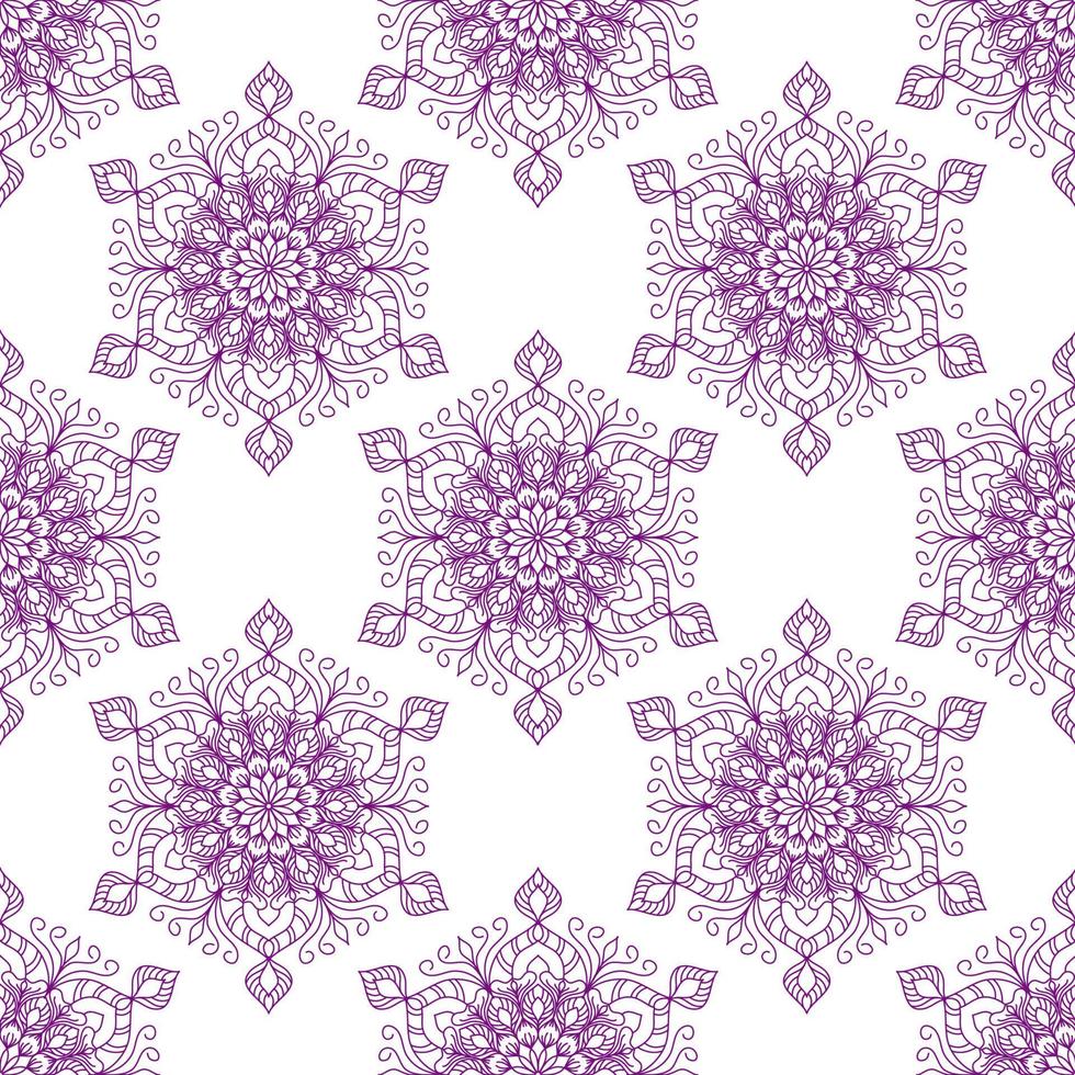 Mandala abstract geometric ethnic seamless pattern design. Aztec fabric carpet mandala Textile decorations wallpaper. Tribal boho native mandala turkey traditional embroidery vector background.