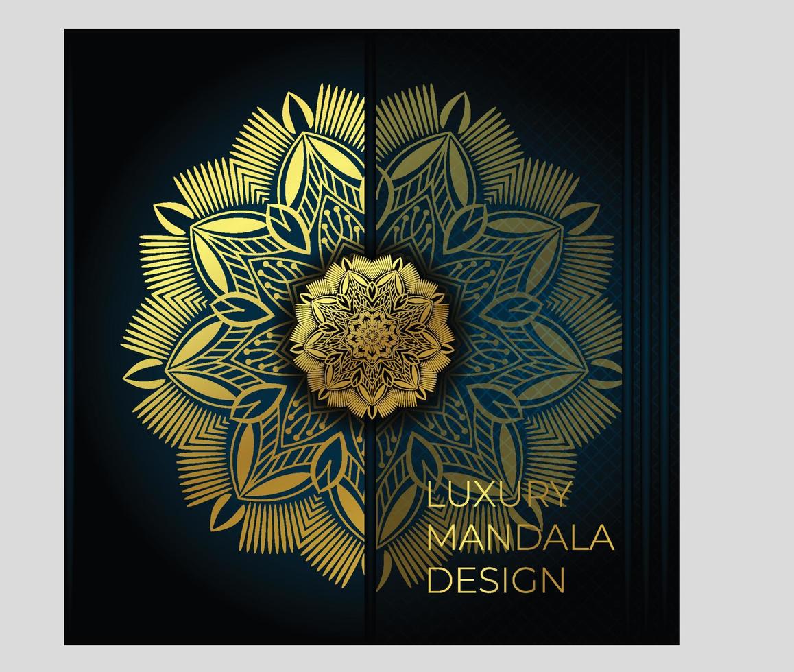 diseño de mandala de lujo vector