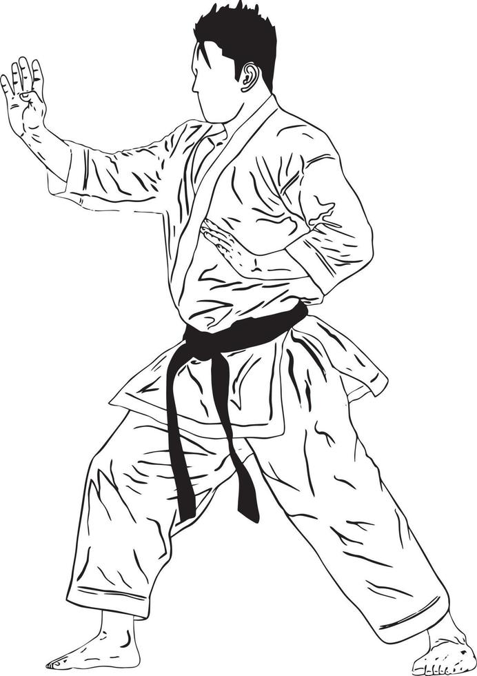 karate vector design