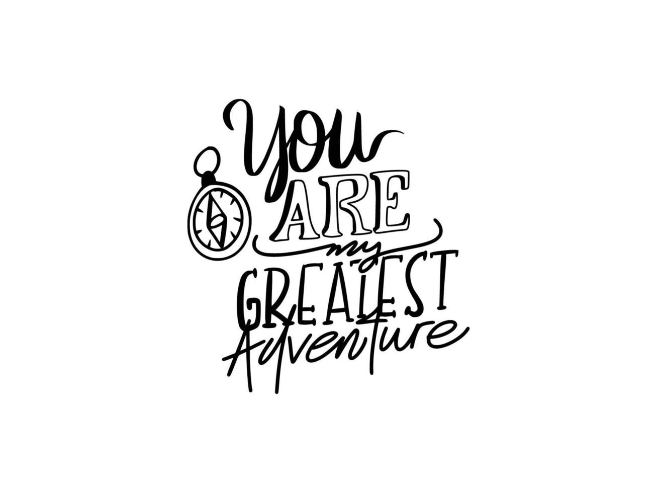 quote adventure in Silhouette for t-shirt Svg cut file vector