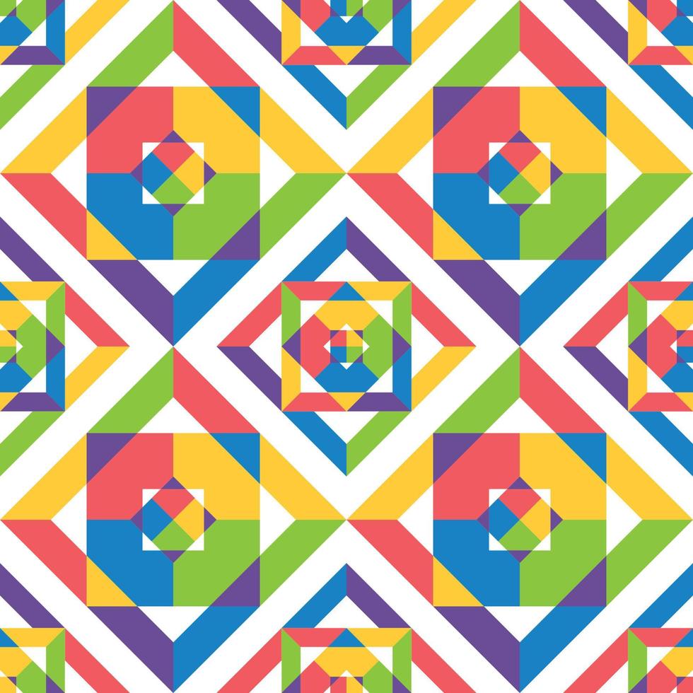Geometric Seamless Pattern Pattern, Geometric Background vector