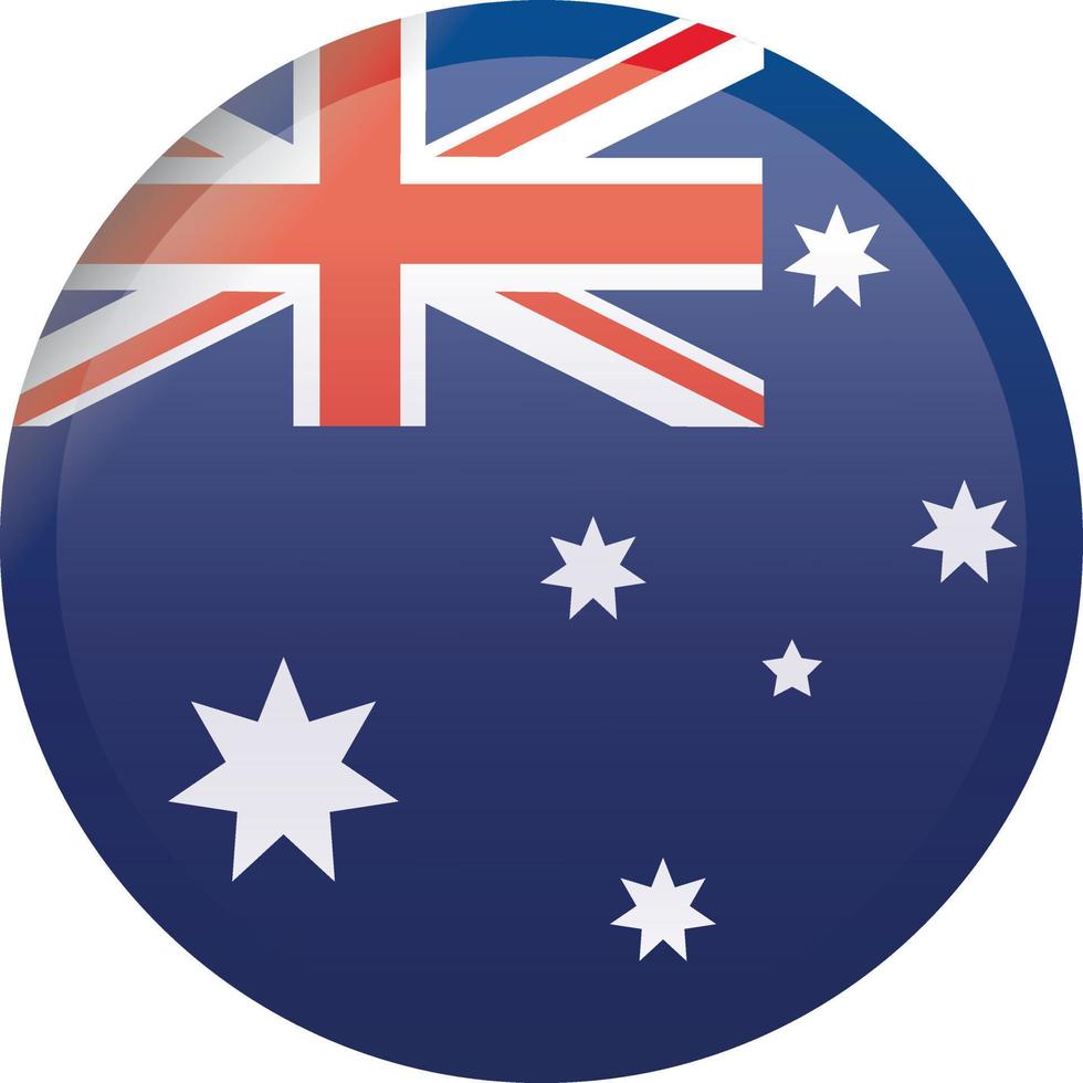 colores oficiales de la bandera de australia y proporción correcta vector