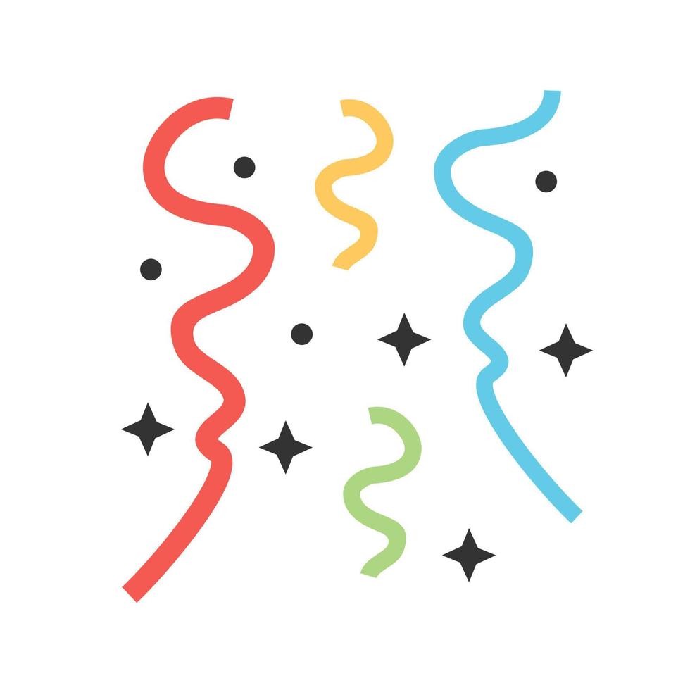 Party IV Filled Line Icon vector