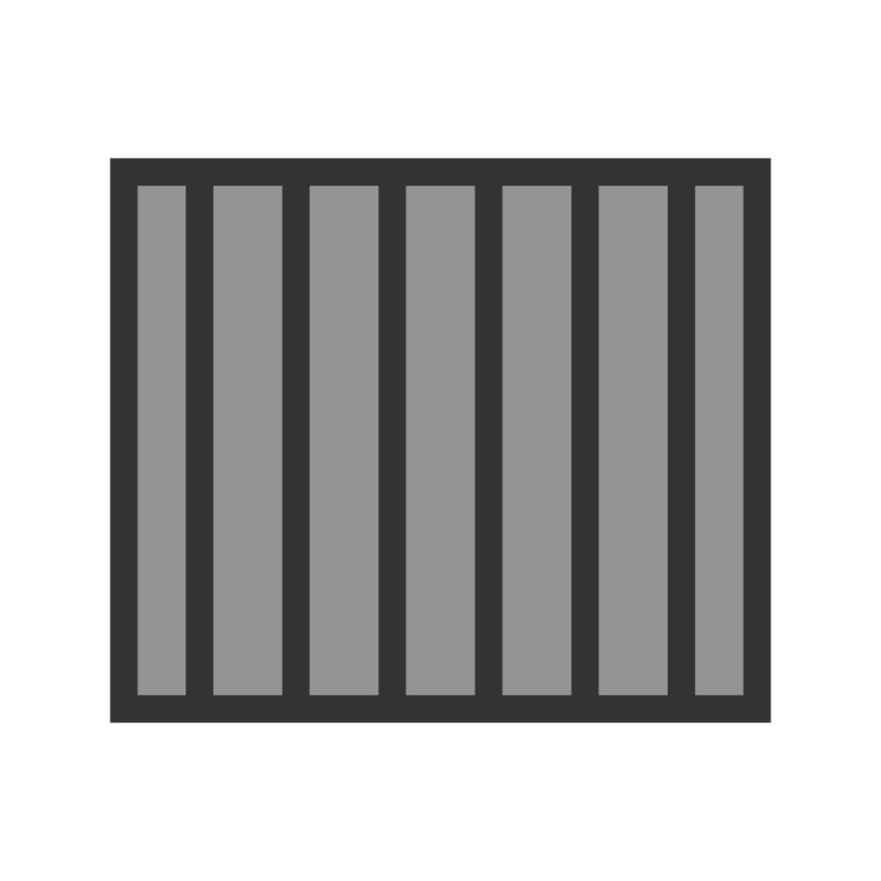 Prison Filled Line Icon vector