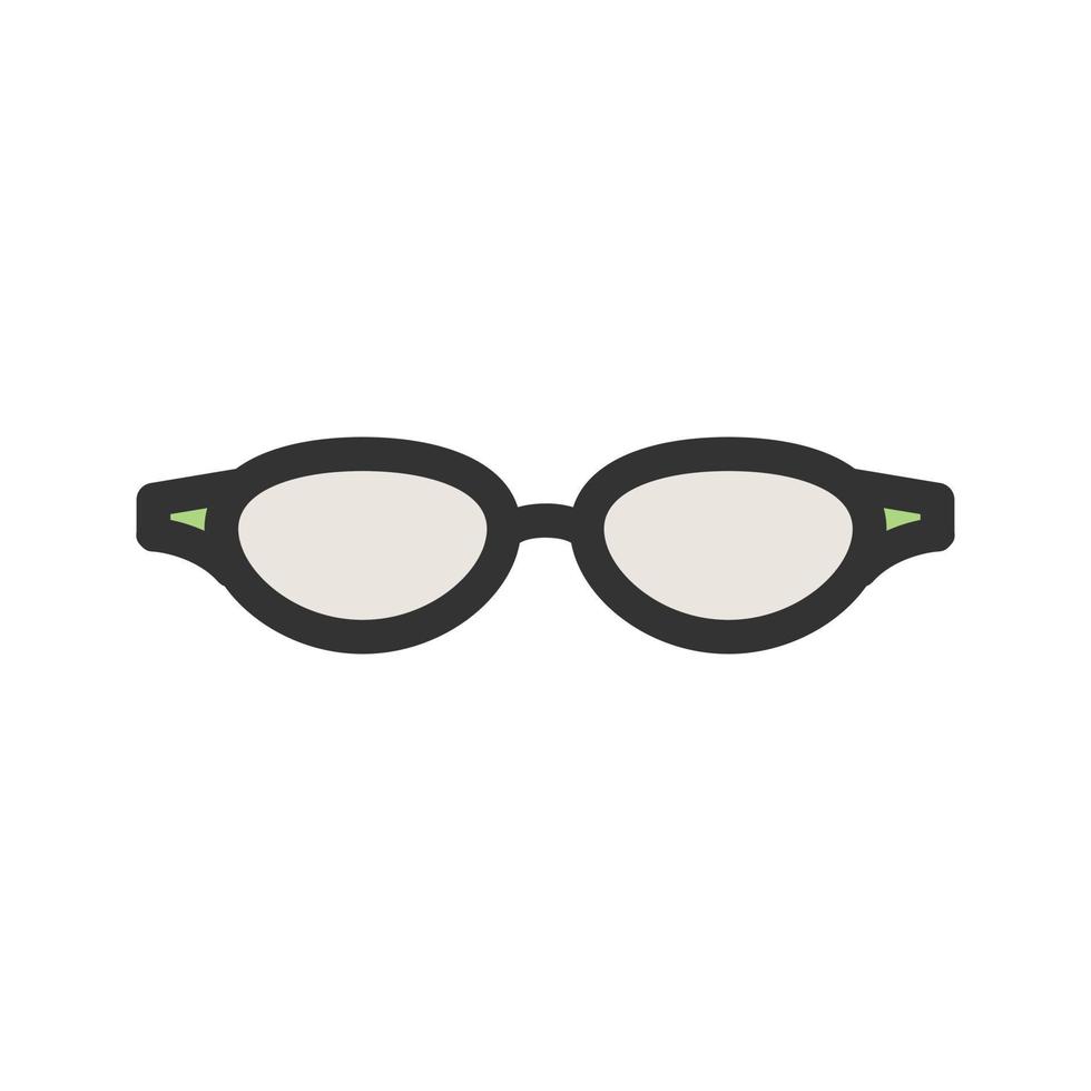 Sunglasses Filled Line Icon vector