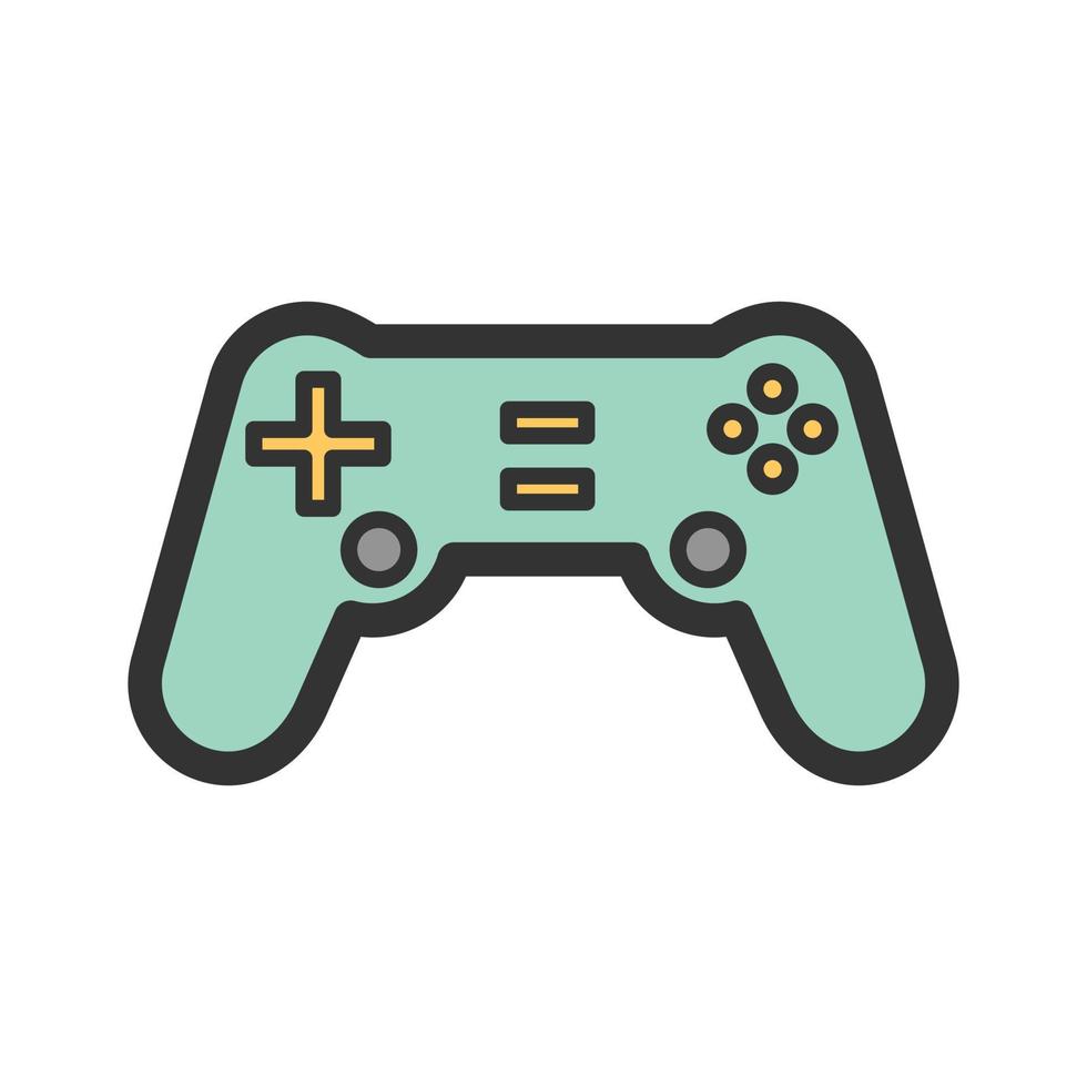 Gaming Console I Filled Line Icon vector