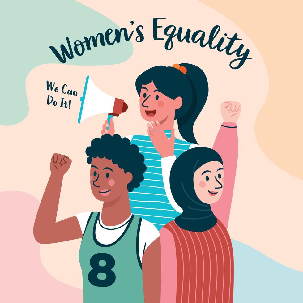 Women's Equality Day vector