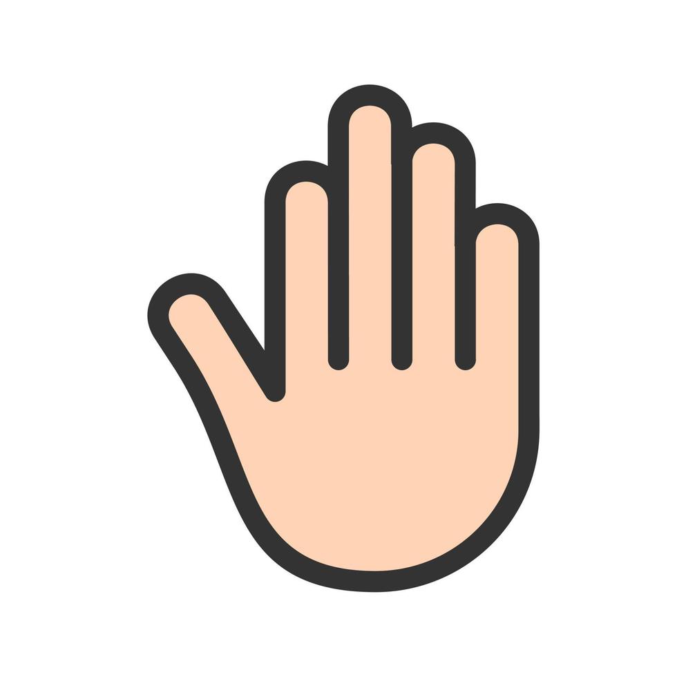 Accessibility Filled Line Icon vector