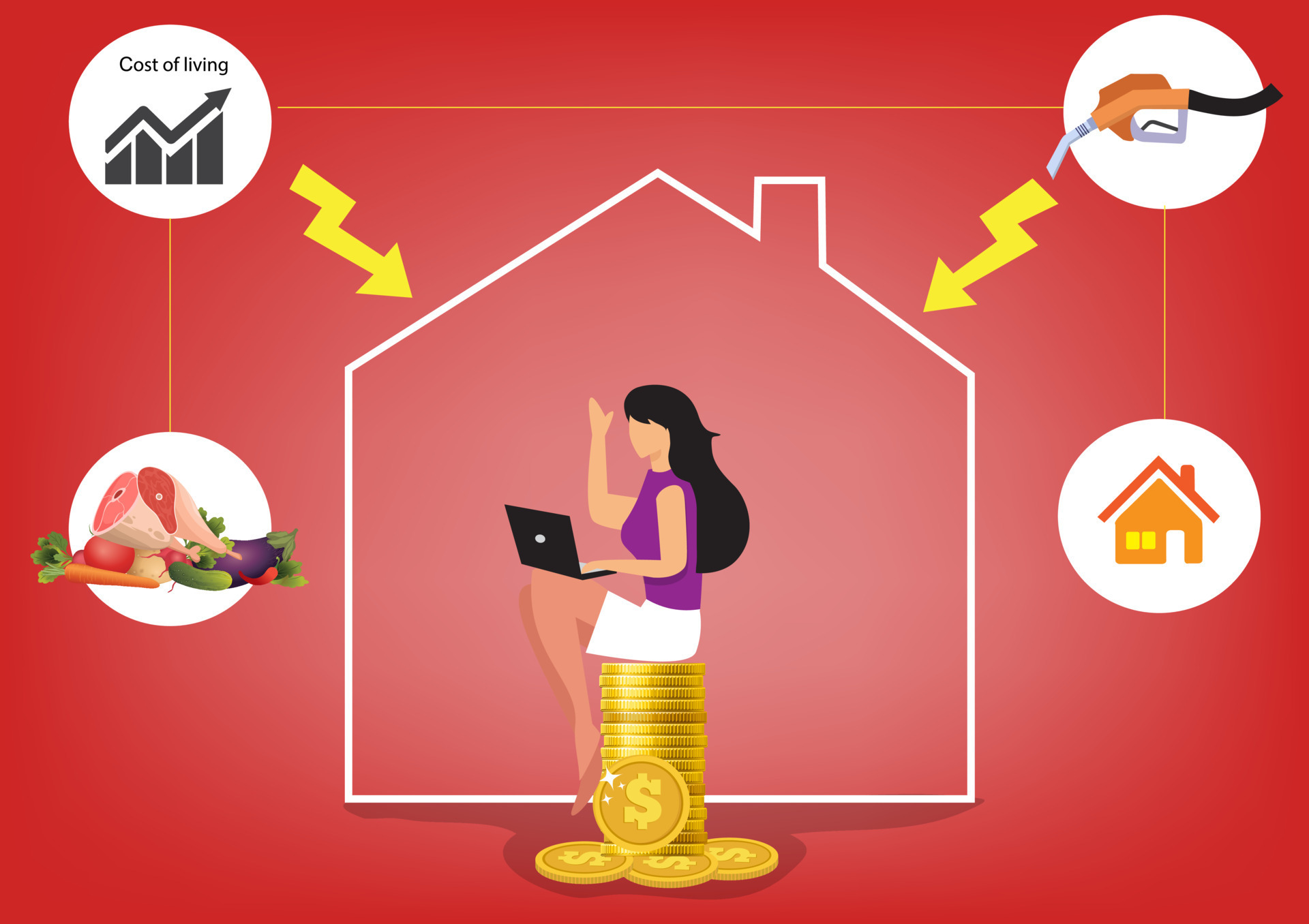 Cost Of Living Vector Art, Icons, and Graphics for Free Download