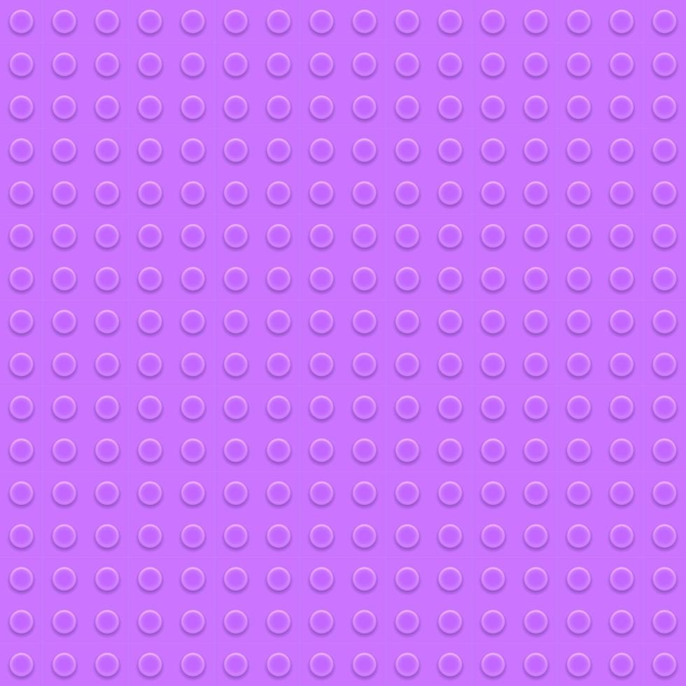 Purple plastic constructor seamless. Vector