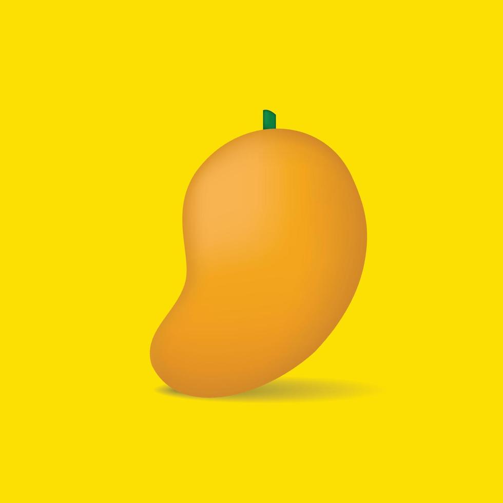 Ilustración de vector de fruta de mango