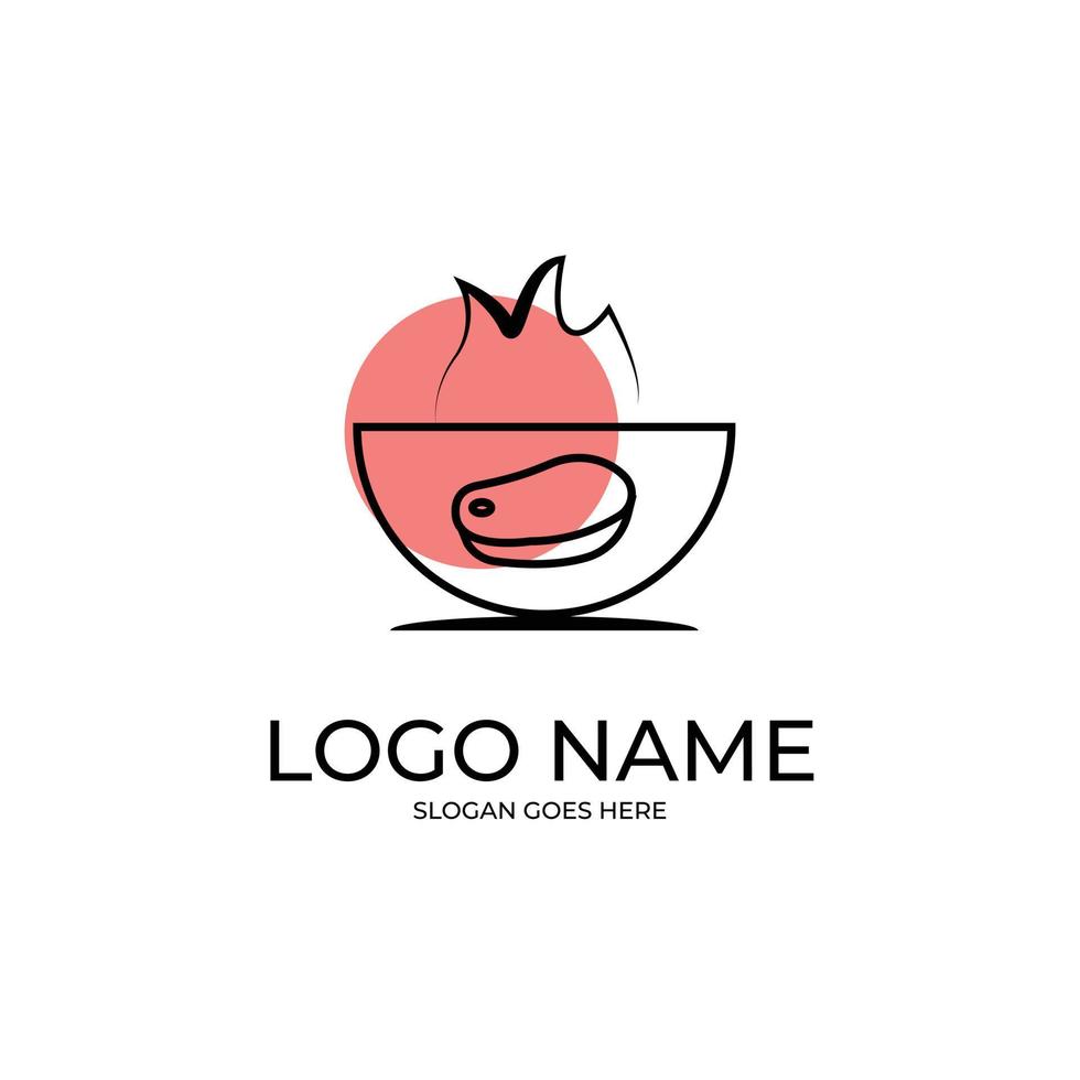 Grill Logo Restaurant Logo vector