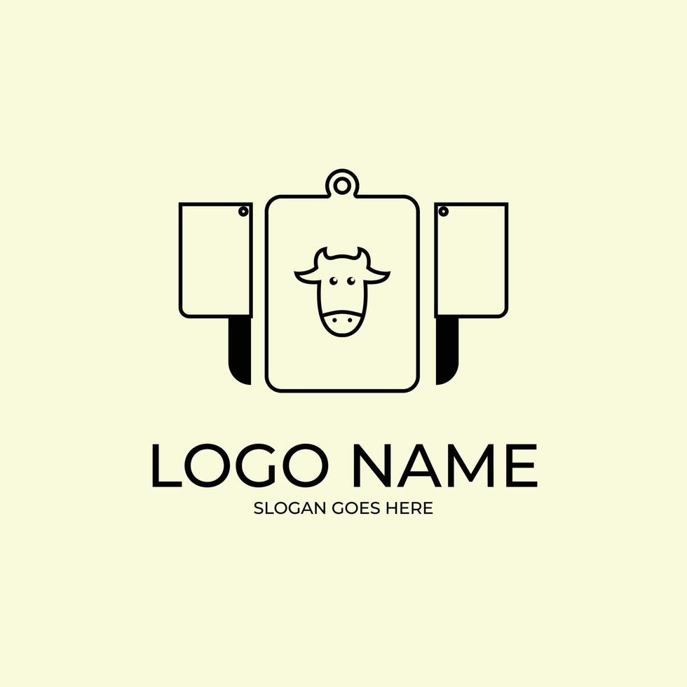 Butcher Logo Design vector