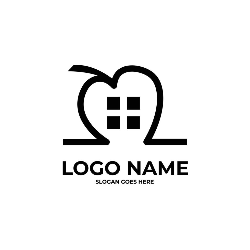 Fruit Restaurant Logo Concept vector
