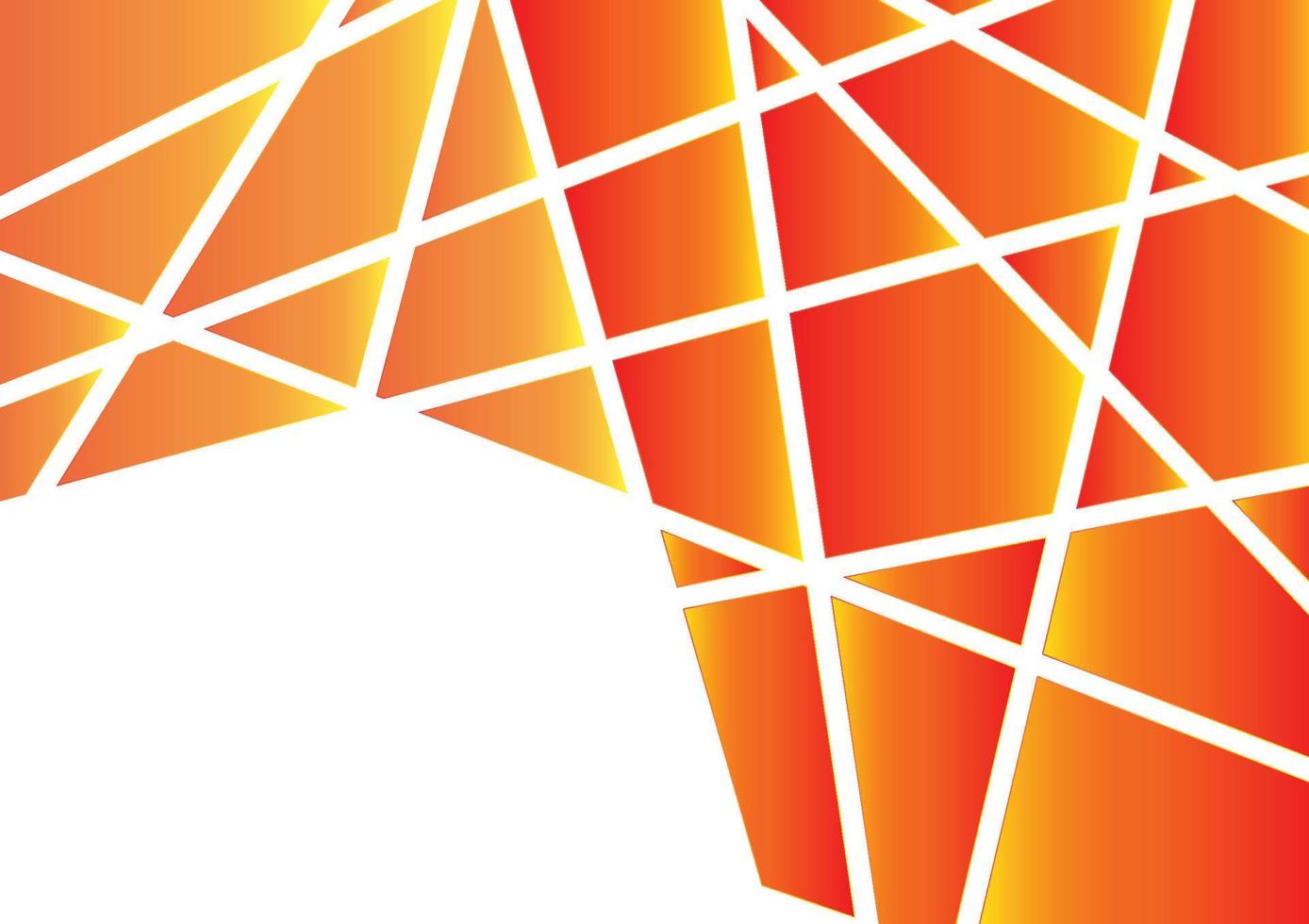 Polygonal red gradient pattern background vector