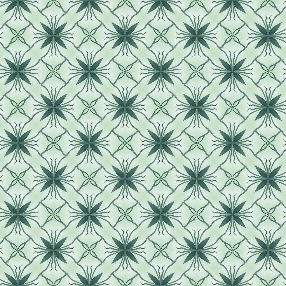 Seamless floral pattern with leaves vector