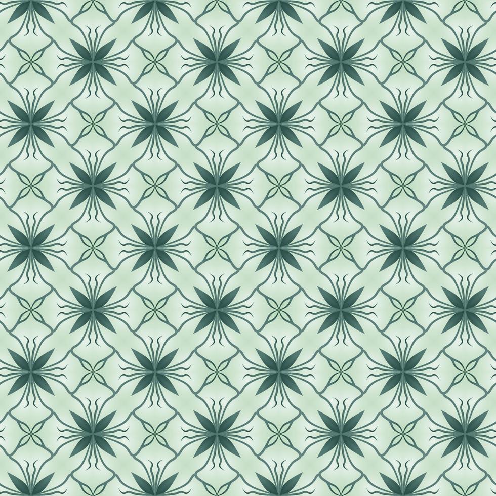 Seamless floral pattern with leaves vector