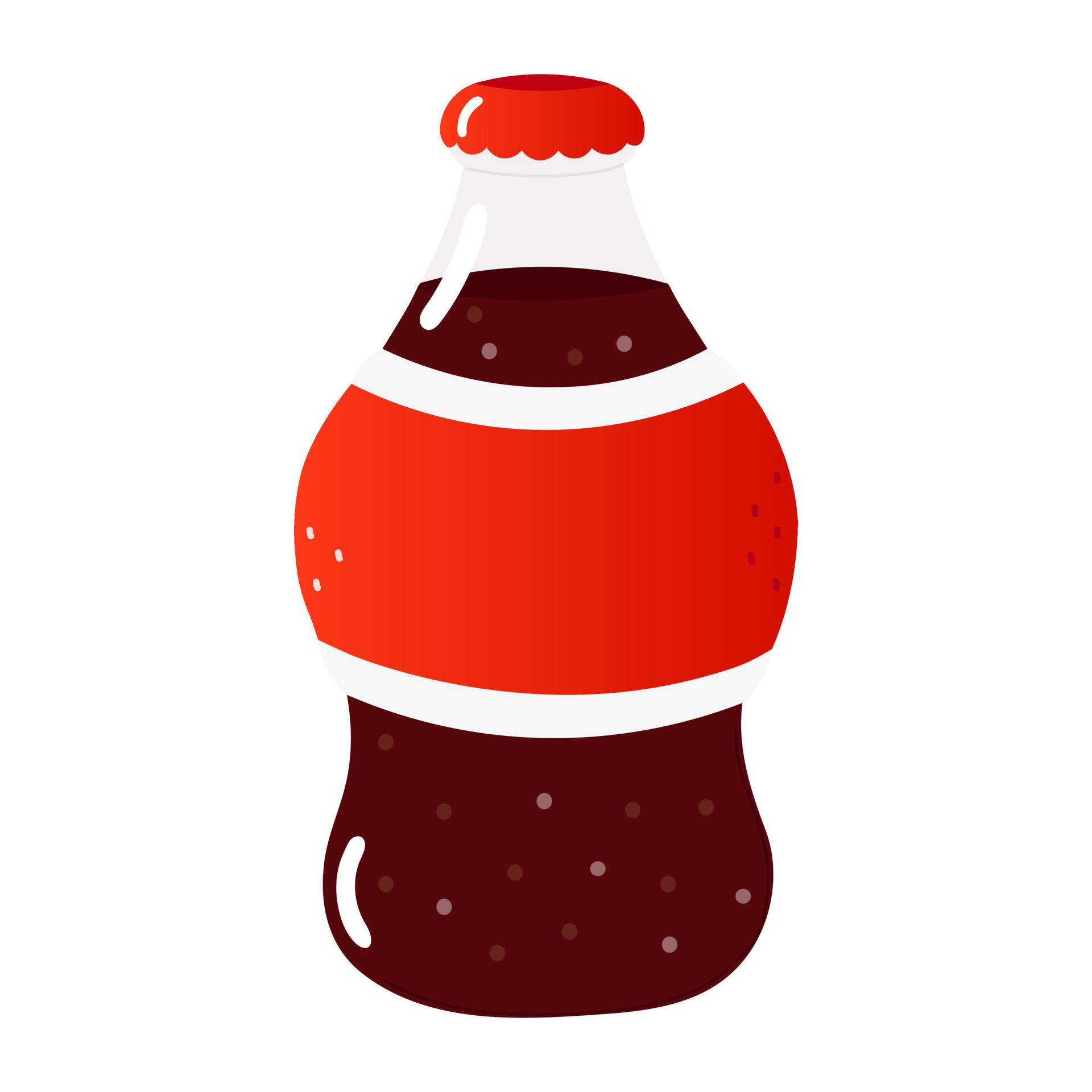 Cute funny bottle cold drink cola character. Vector hand drawn cartoon  kawaii character illustration icon. Isolated on white background. Bottle cold  drink cola concept 8635337 Vector Art at Vecteezy