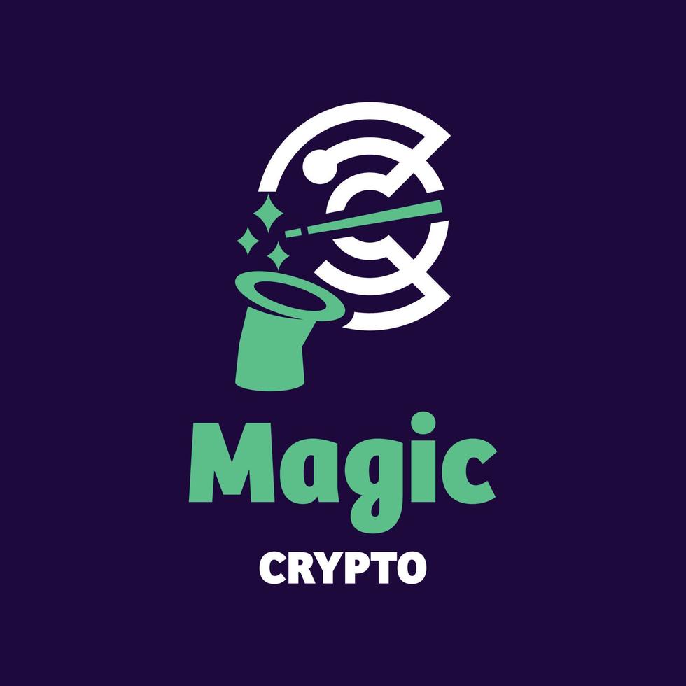 Magic Crypto Logo vector