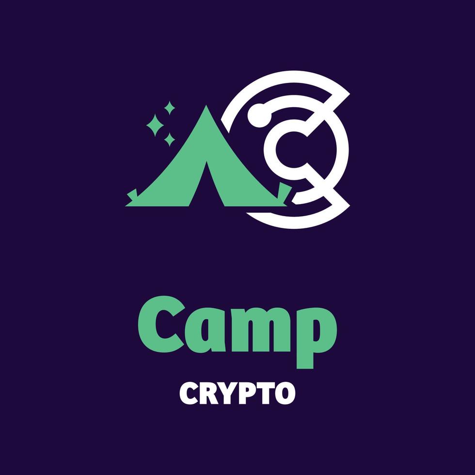 Camp Crypto Logo vector