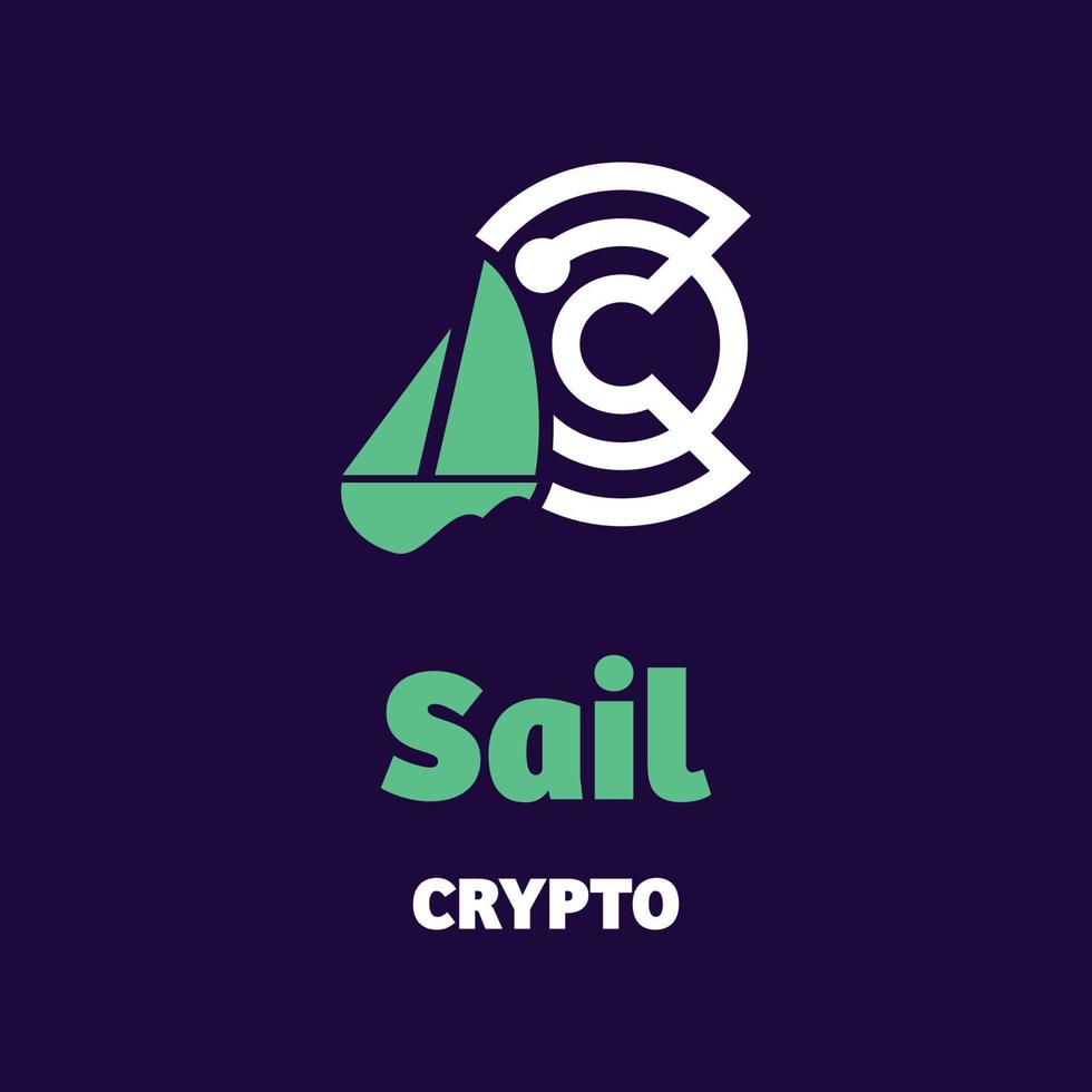 Sail Crypto Logo vector