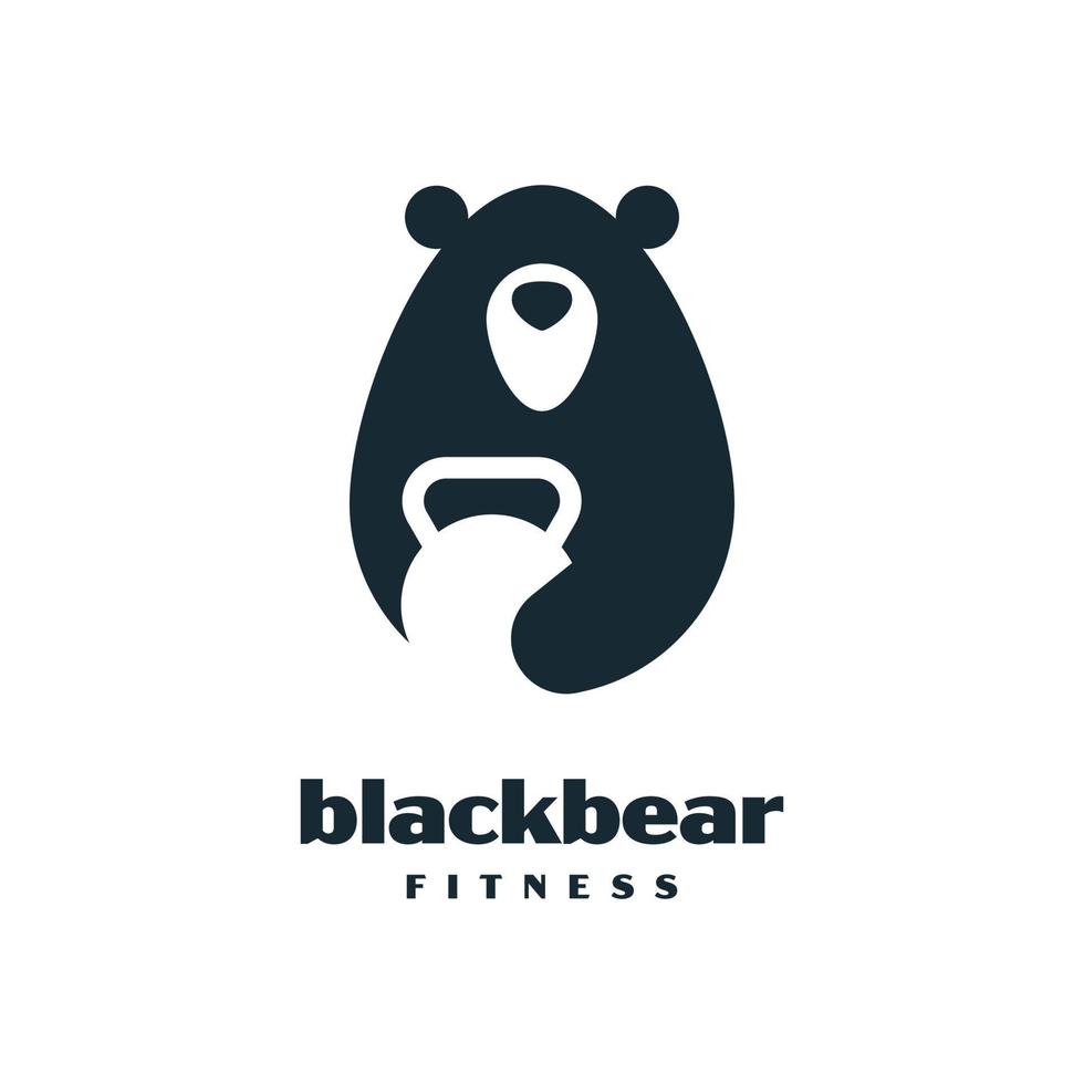 Black Bear Fitness vector