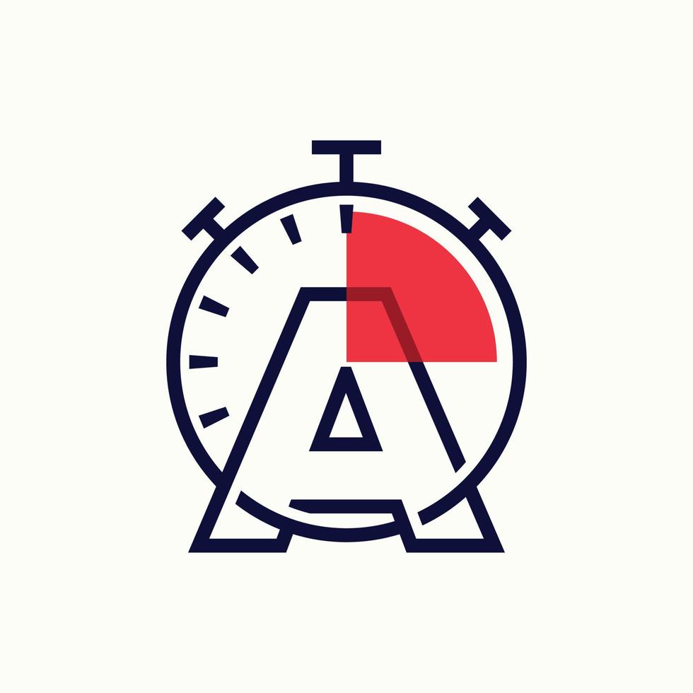 Speed Alphabet A Logo vector