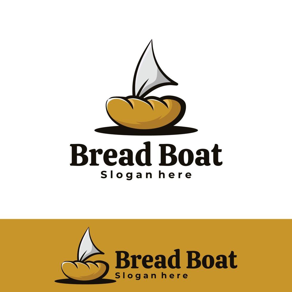 Bread Boat art illustration vector