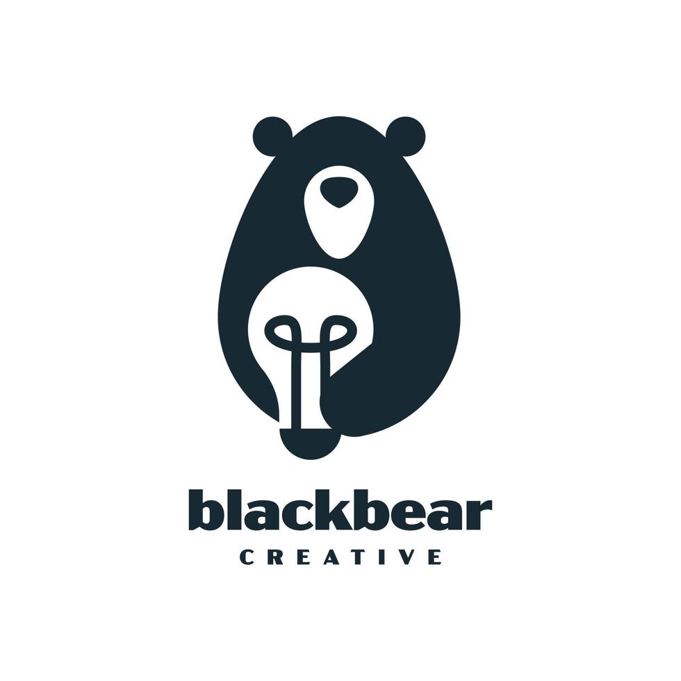 Black Bear Creative vector