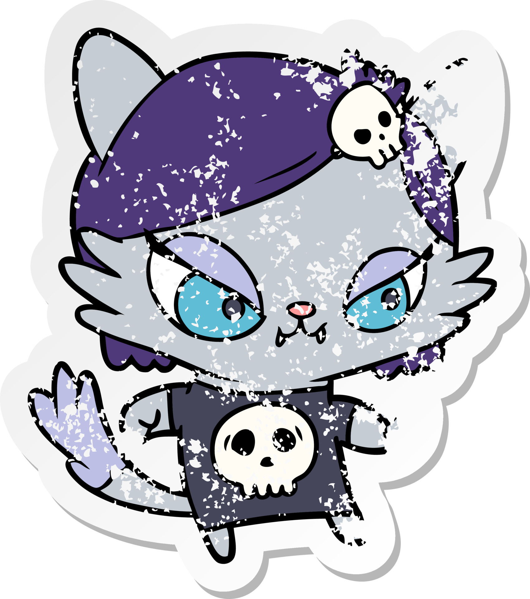 Catgirl Menhera-Chan | Sticker