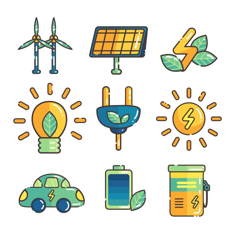 Green Technology Icon vector